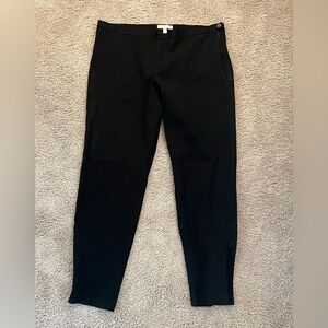 Banana Republic Black Ankle Pant Women 16 Long